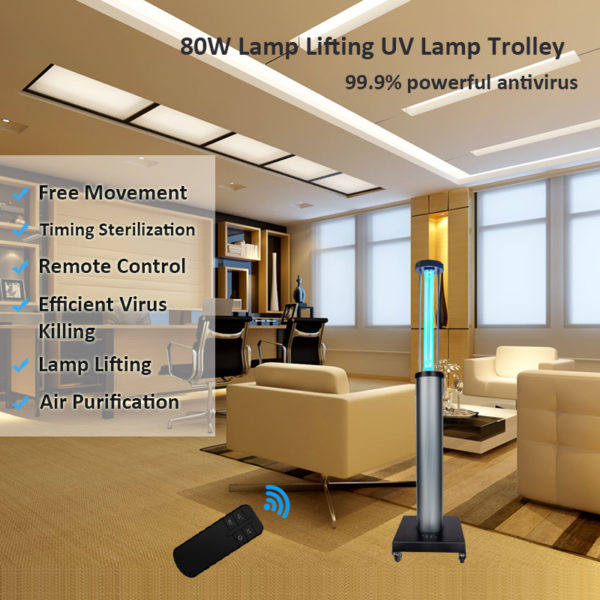 UV Light Sanitizer, Area-with Quartz Ozone Lamp 110V 36W